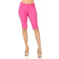 thumbnail image 2 of Women's Stay Comfortable and Stylish in Casual Solid Stretchy Bermuda City Shorts, 2 of 5