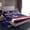 Purple, variant on Erosebridal American Football City Bed Sheets Set Twin Size,New York Print Bedding Sets Twin Size,Geometric Stripe Bed Sheets Twin,Luxurious Bedroom Decoration,3-Piece