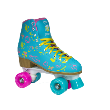 Epic Skates Splash Quad Roller Skates - Size 9