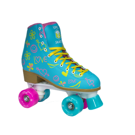 Epic Skates Splash Quad Roller Skates - Size 8
