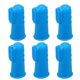 thumbnail image 1 of 6pcs Dog Finger Silicone Toothbrush Dental Hygiene Finger Brushes for Small to Large Dogs Cats and Most Pets (Blue 6pcs), 1 of 3