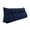 Deep Blue, variant on WOWMAX Large Bolster Triangular Reading Backrest Positioning Support Wedge Pillow Headboard for Day Bed Bunk Bed RV/Trailer with Removable Cover Corduroy Grey Twin