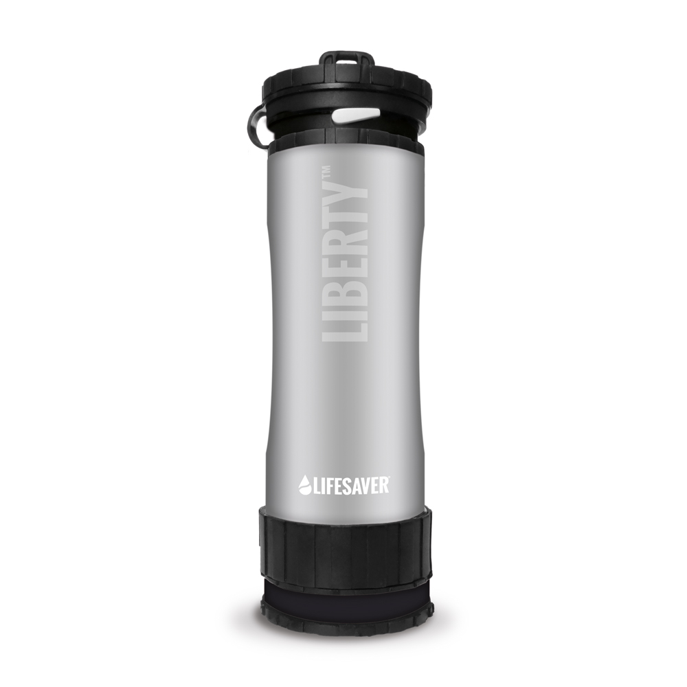 Icon Lifesaver Liberty 2000 Liter water Purification Bottle Silver