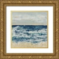 thumbnail image 1 of Shanti, Shima 26x26 Gold Ornate Wood Framed with Double Matting Museum Art Print Titled - Celeste and Sea, 1 of 4