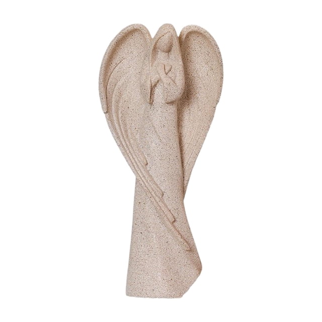 Figura de ángel, ornamento de ángel, estatua de pie, decoración del hogar, cumpleaños, recuerdo de escritorio, conmemoración, estatuilla de ángel para