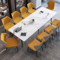 thumbnail image 2 of Nordic Space Saving Dining Tables Study Large Coffee Console Dining Tables Conference Luxury Mesa De Comedor Furniture WJ25XP My Lux Decor Round, 2 of 11