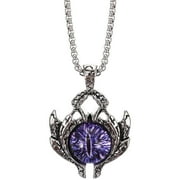 PINXOR Evil Eye Necklace Stainless Steel Neck Chain Evil Eye Pendant Necklace Chain