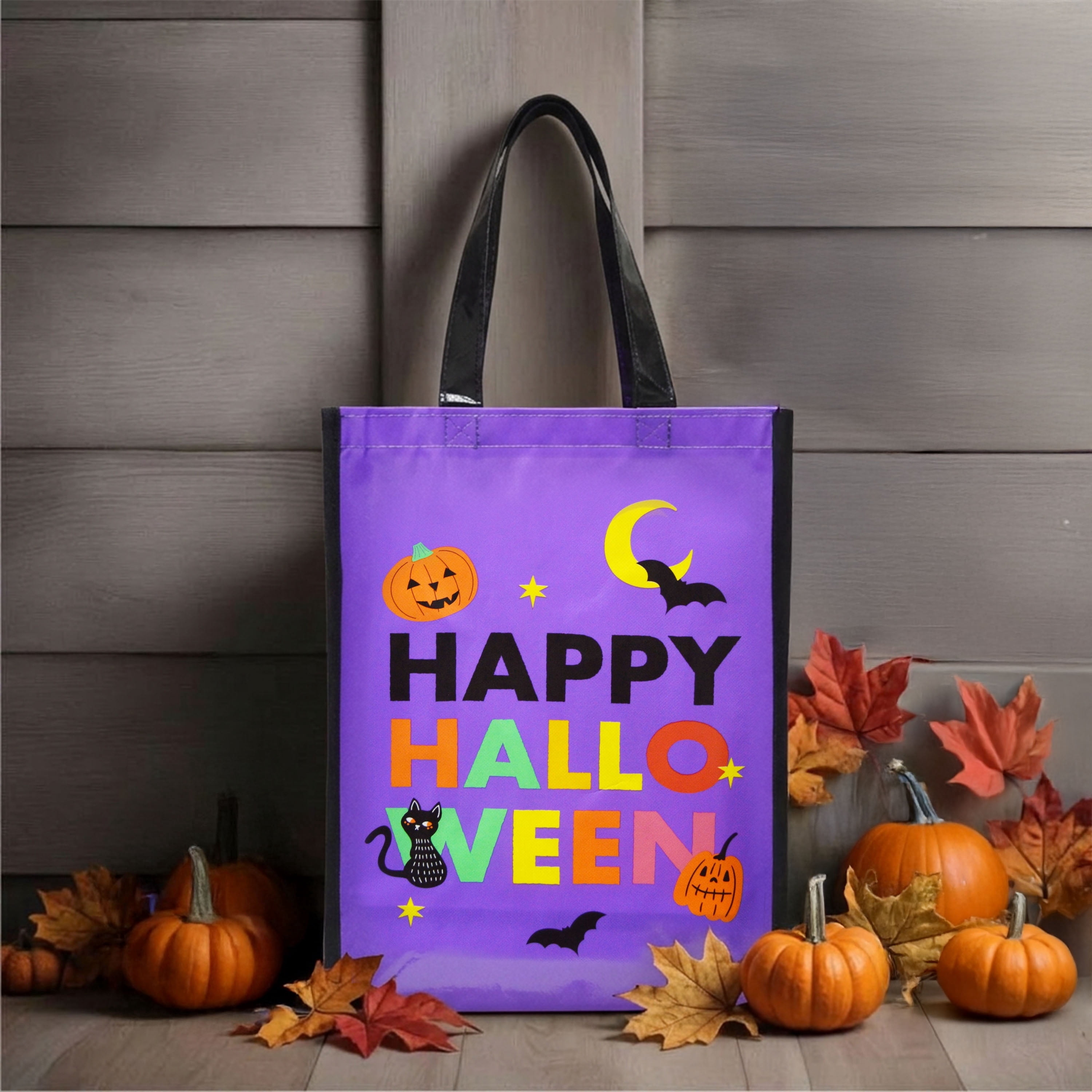 Happy Halloween Trick-or-Treat Party Bag, Multicolor, Halloween by Way To Celebrate