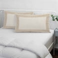 thumbnail image 4 of Cream Retro Greek Key Lumar Pillow Covers,Geometric Greece Ancient Farmhouse Rustic Soft Throw Pillow Cases with Invisible Zipper,Decorative Pillowcase Pillows Protectors for Sofa Bed Chair 16"x24", 4 of 9