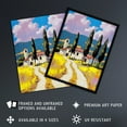 thumbnail image 2 of Artery8 Italian Countryside Villa Cypress Trees Landscape Living Room Large Wall Art Poster Print Thick Paper 18X24 Inch, 2 of 3