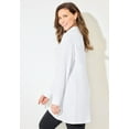 thumbnail image 3 of Catherines Women's Plus Size Cloud Knit French Terry Collared Tunic, 3 of 4