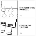 thumbnail image 5 of Raindrops Stainless Steel Pegboard Screwdriver Holder for Storage Use 6pcs Portable Garage Organizer, 5 of 7