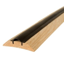 M-D Building Products 11809 3-1/2 in. x 1-7/16 in. x 36 in. Natural Hardwood and Vinyl High-Profile Threshold