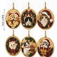 thumbnail image 3 of Kiplyki 6Pcs DIY Pearl Art Christmas Ornament Kit Hanging Diamond Art Christmas Ornament Set Includes Pearls Colorful Beads Art Craft Shimmering Holiday Gift for Tree Window Wall Fireplace Decor, 3 of 7