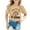Beige, variant on Juniors Girls Tops & T-Shirts Summer Back To School Rainbow Print Round Neck Short Sleeve Loose Casual Tee Shirts Activewear,Pink,12-13 Years