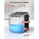 thumbnail image 4 of CROWNFUL - Encimera para máquina de hielo portátil, autolimpiante con asa, cuchara y cesta, 9 cubos de hielo en 6 minutos, 12 kg/24 horas, ideal para el hogar, cocina, oficina, fiesta, 4 of 5