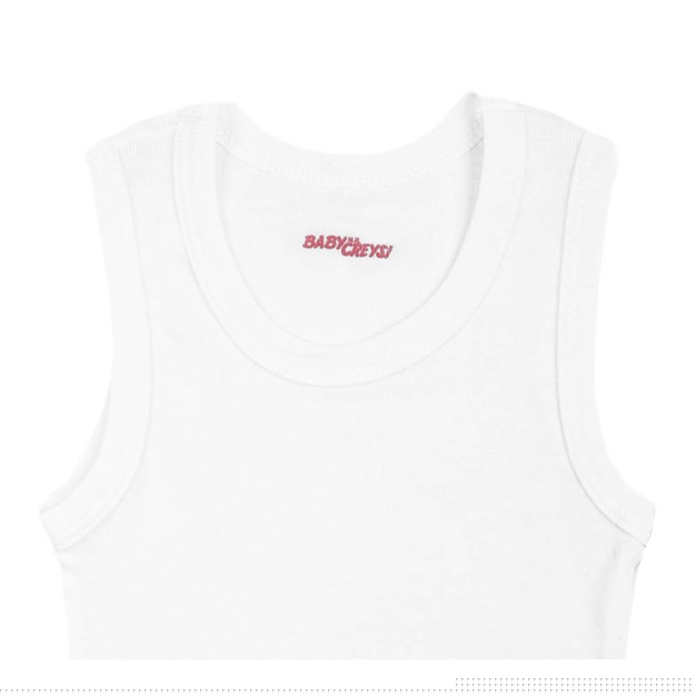 thumbnail image 3 of Camiseta Baby Creysi para Niño sin Mangas Blanca Talla 8, 3 of 3