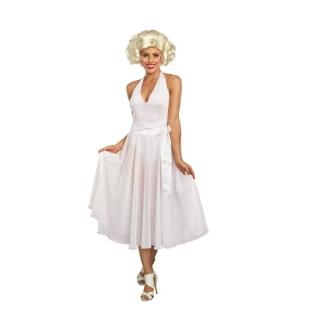 Women's Blonde Bombshell Vintage Movie Star Costume Dress