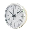 thumbnail image 2 of yuksok 70 mm Clock Insert Craft Clock Head Roman Numbers Quiet Repair Clock Mechanism Replacement Classic for Desk Office Home, 2 of 7
