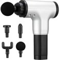 thumbnail image 1 of 6 Speeds Muscle Massage Gun Handheld Deep Tissue Muscle Massager Cordless Percussion with 4 Massage Heads, 1 of 5