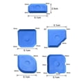 thumbnail image 2 of Kit de herramientas de 5 piezas para raspar el coche, llana alisadora para rejuntado, removedor de lechada, masilla de silicona para juntas, espátula alisadora para limpieza de selladores., 2 of 5