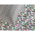 thumbnail image 4 of Ambesonne Diamonds Quilted Bedspread Set 3 Pcs, Geometric Crystals, Queen Size, Multicolor, 4 of 5
