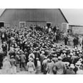 thumbnail image 2 of Military Police At A Farm Foreclosure Sale In Iowa In The Early 1930S. Police Were On Hand To Keep Farmers From, 2 of 2