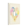 thumbnail image 2 of ZICANCN Outlet Covers Wall Plate, Colorful Heart Light Switch Cover Decorative, Duplex Toggle Combo 1-Gang, 2 of 9