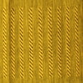 thumbnail image 1 of Ahgly Company Machine Washable Indoor Square Abstract Yellow Modern Area Rugs, 3' Square, 1 of 4