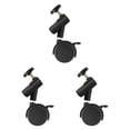 thumbnail image 1 of BELOVING 3 Pcs Roues Lumineuses Support Studio d'Enregistrement Photographie Rotation à 360 Degrés Noir 19 mm, 1 of 9