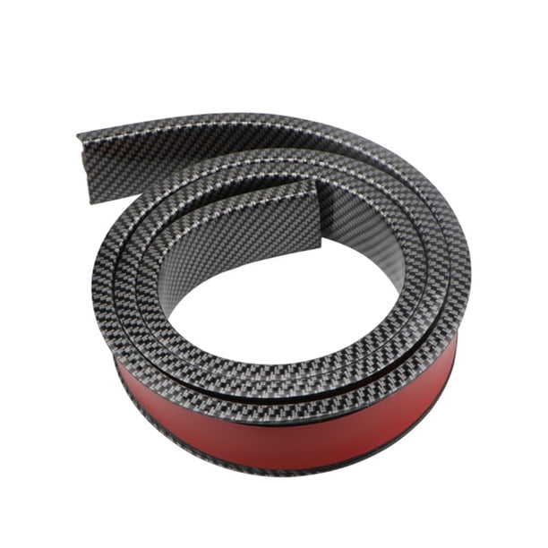Riwesomey Tiras de protección de rueda de coche de carbono, Protector de de goma Universal, guardabarros de coche, correa anticolisión de 1,5 M, Herramientas de reparación de automóviles No.06