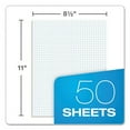 thumbnail image 3 of "Quadrille Pads, Quadrille Rule (4 Sq/in), 50 White 8.5 X 11 Sheets | Bundle of 10 Pads", 3 of 6