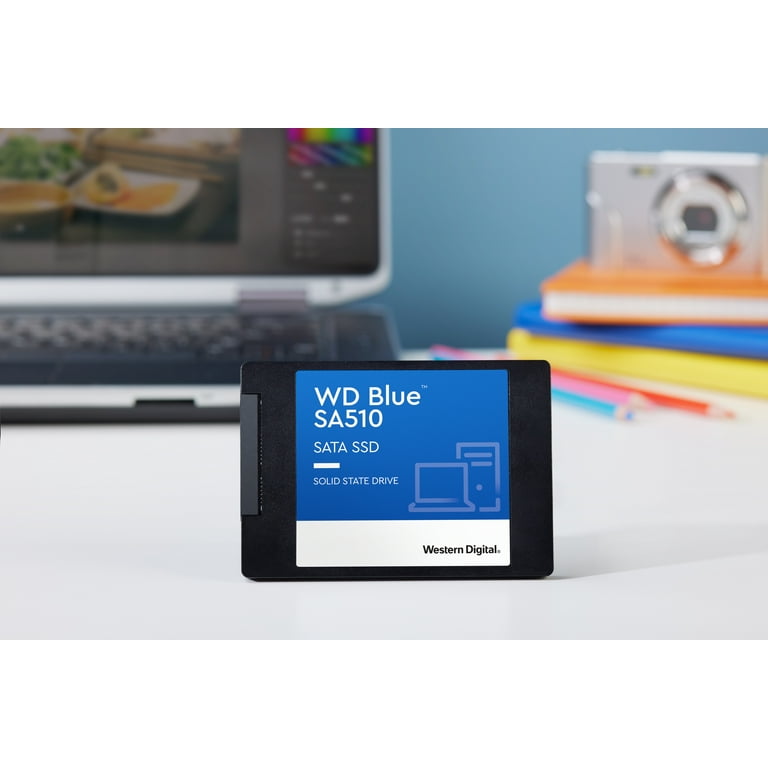 WD Blue 1TB SA510 SATA SSD - Internal Solid State Drive with WD Blue 1TB SA510 SATA SSD - Internal Solid State Drive with