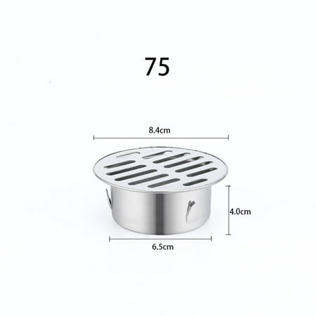 

Stainless Steel Balcony Drainage Roof Round Floor Drain Cover Rain Pipe Cap