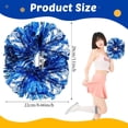 thumbnail image 2 of LINLIN Plastic Cheerleading Poms,Super cute cheerleading pom poms Cheer Dance Pom Pom with Plastic Handle for Team Spirit Sports Dance Cheering Metallic Foil, 2 of 8