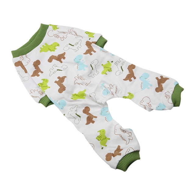 Pijamas de Dibujos animados para perros y Cachorros, mono para gatos, ropa de algodón para mascotas pequeñas, disgraz para el hogar para mascotas adorables