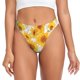 thumbnail image 1 of Fotbe White Marble Pattern Sunflower Tanga Sin Costuras para Mujer con Estampado – Panties Invisibles, Transpirables y Cómodos para Uso Diario-3X-Large, 1 of 5