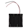 thumbnail image 1 of Soporte de caja de caja de almacenamiento de batería de plástico para 4 X 18650 3.7v con cables, 1 of 2