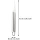 thumbnail image 3 of 4pcs Shrimp Deveiner Tools Stainless Steel Shrimp Peelers Shrimp Cleaner Knife Seafood Tools for Eating Crab Lobster Shrimp Silver, 3 of 5