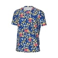 thumbnail image 6 of Wukai Cute Popcorn Print Men's Short-Sleeved Mesh T-Shirt,Quick-Dry Short Sleeve Workout T-Shirt-Medium, 6 of 8