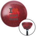 thumbnail image 1 of American Shifter  I Love Hotrods Red Retro Metal Flake Shift Knob with M16 x 1.5 Insert Shifter Auto, 1 of 1