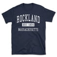 thumbnail image 1 of Rockland Massachusetts Classic Established Men's Cotton T-Shirt, 1 of 1