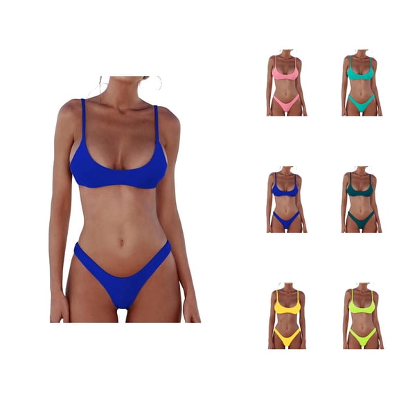 Bikini Sets for Women 2 Piece Brazilian Swimsuit Bathing Suit Push Up Top Micro Bikinis Swim Suit