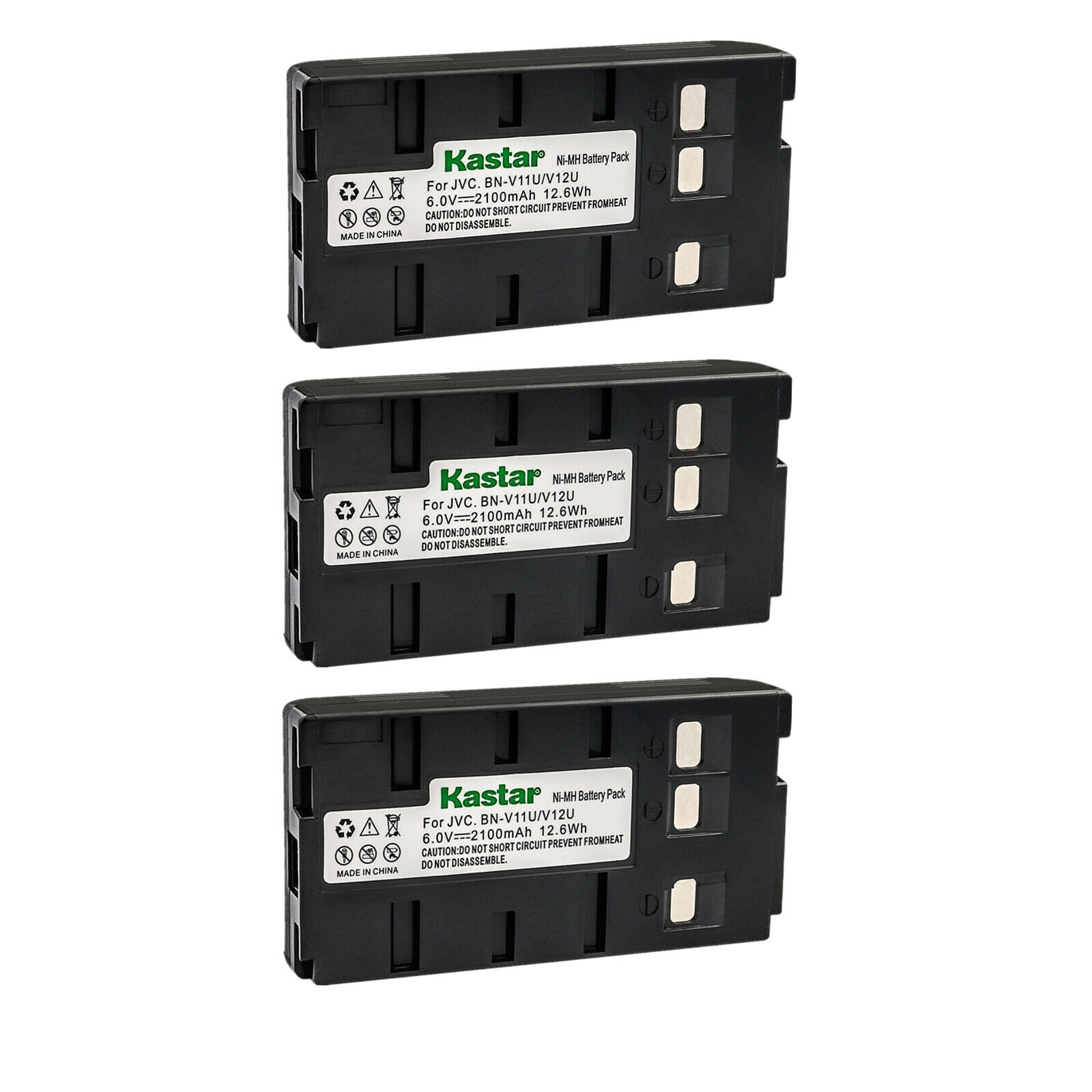 Kastar Replacement Battery For Panasonic Camcorders - 6V 2100mAh Ni-MH Power Cell