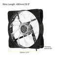 thumbnail image 2 of Unique Bargains 2Pcs Computer Case Fan 600-1200RPM 120mm 4 Pin Colorful LED Silent Cooling 33 LED 12V with Rubber Pads 4 Screws, 2 of 5
