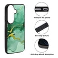 thumbnail image 2 of WIRESTER Shockproof Soft Rubber Cover Case for Samsung Galaxy S26 6.3" 2026, Marble Gold And Green, 2 of 5