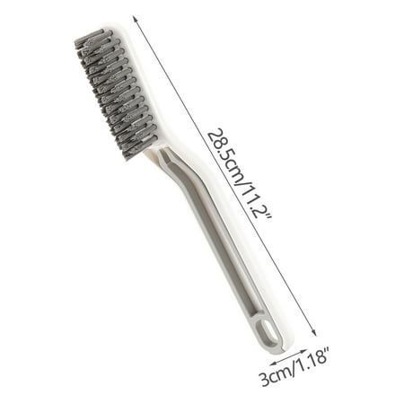 

Yrtoes Bathroom Cleaning Brush Brush Two-in-one Small Clip Clip Hair Window Cleaning Brush Kitchen Multi-function Brush