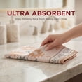 thumbnail image 6 of Unique Bargains Boho Cotton Cute Pattern Soft Absorbent Towel Green 2pcs, 6 of 6