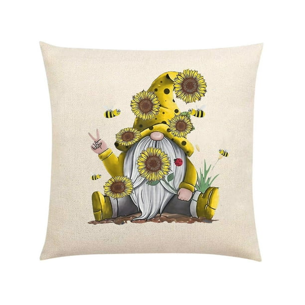 Fundas de almohada decorativas con diseño de abejas, para sofá, dormitorio