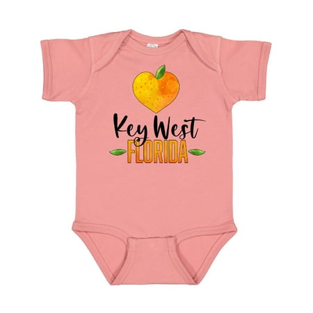 

Inktastic Key West Florida Orange in Heart Gift Baby Boy or Baby Girl Bodysuit